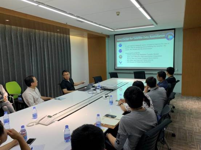 美国卫星资料同化联合中心张昕博士访问灾害天气国家重点实验室并做学术报告