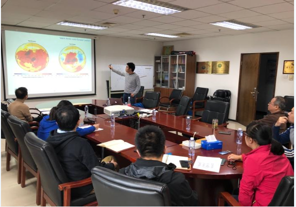 美国UCLA张鹏飞博士访问气候与气候系统研究所并做学术报告