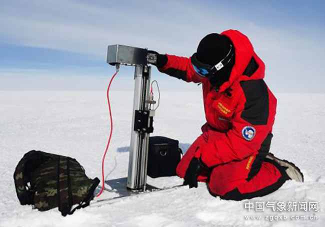 中国气象科学研究院自主产权冰雪观测仪器助力极地科考